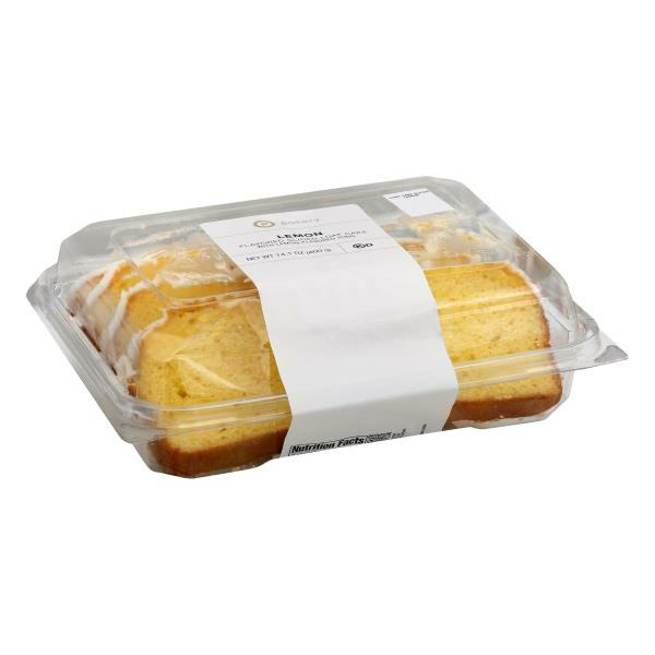  Bakery Loaf Cake Lemon Flavored Sliced
