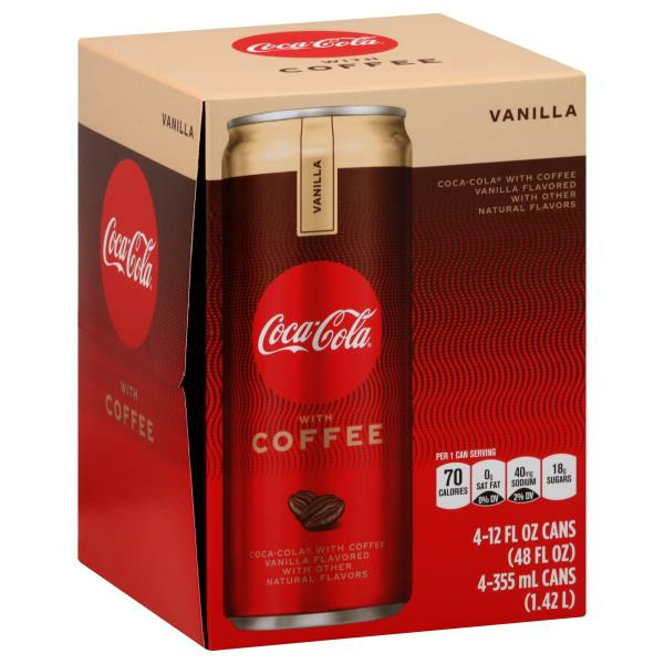 CocaCola With Coffee Vanilla Cans